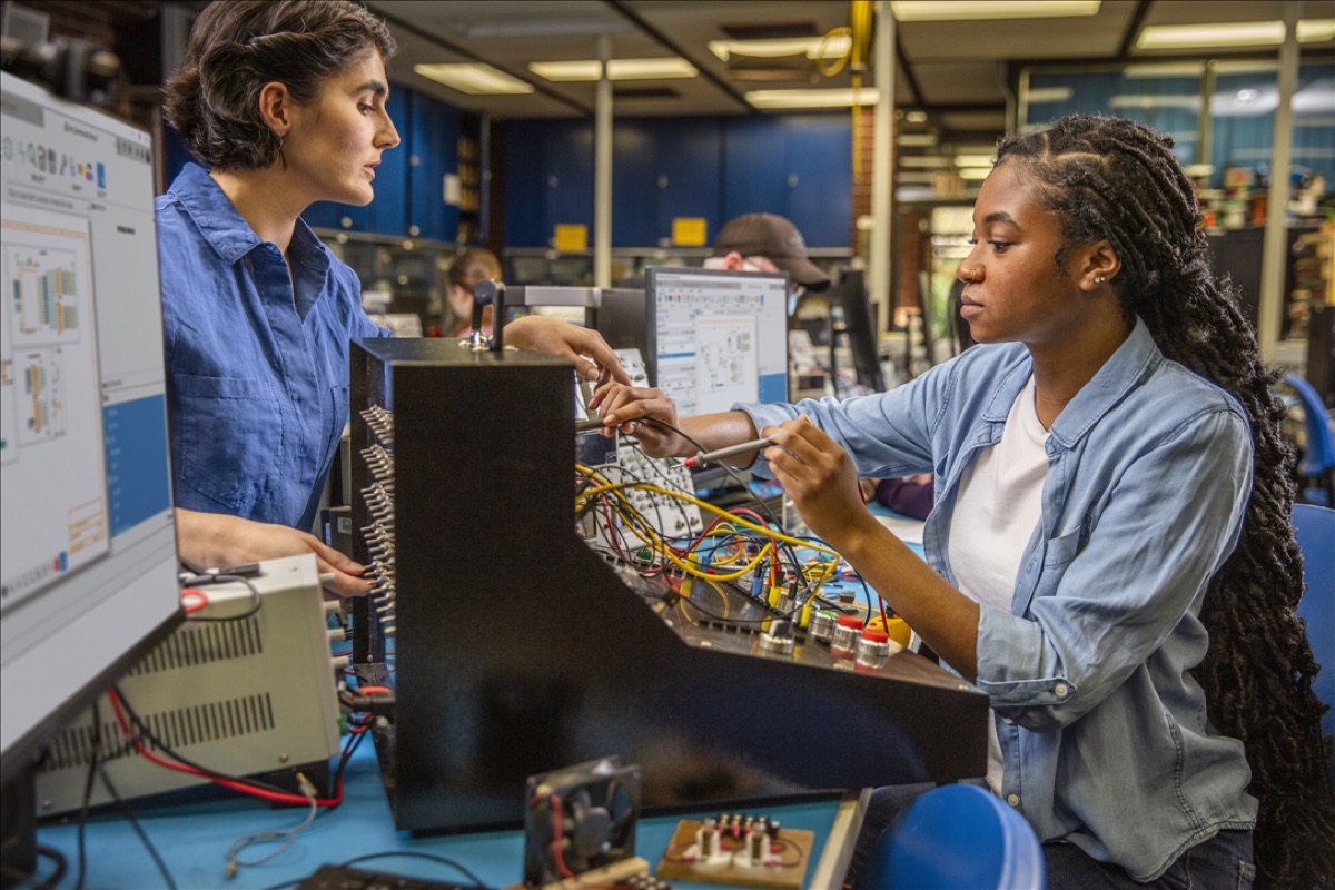 CAD Designer working