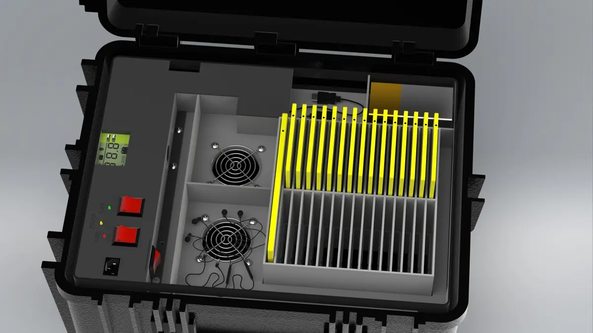 CAD Designer working